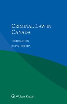 Paperback Criminal Law in Canada Book