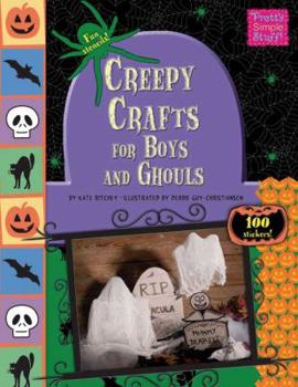 Paperback Creepy Crafts for Boys and Ghouls [With StickersWith Stencils] Book