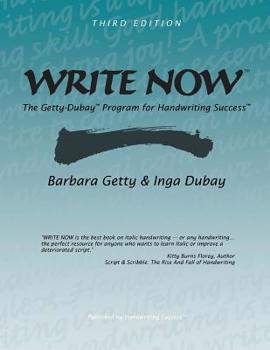 Paperback Write Now: The Getty-DuBay Program for Handwriting Success Book