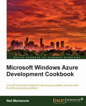 Paperback Microsoft Windows Azure Development Cookbook Book