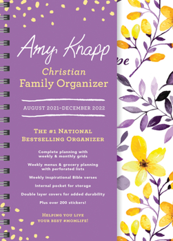 Calendar 2022 Amy Knapp's Christian Family Organizer: August 2021-December 2022 Book