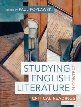 Hardcover Studying English Literature in Context: Critical Readings Book