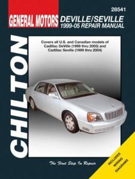 Paperback Chilton's General Motors Deville/Seville: 1999-05 Repair Manual Book