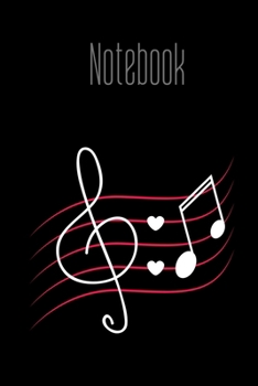 Paperback Notebook: Retro Design Notebook for Music Lovers. Song Writing Journal: Lined/Ruled Paper For Musicians, Music Lovers, Students, Book