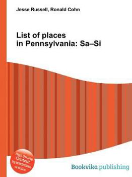 Paperback List of Places in Pennsylvania: Sa-Si Book