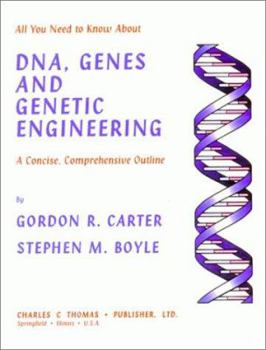 Paperback All You Need to Know about Dna, Genes and Genetic Engineering: A Concise, Comprehensive Outline Book