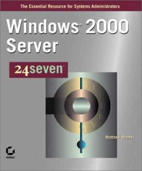 Paperback Windows 2000 Server 24seven Book