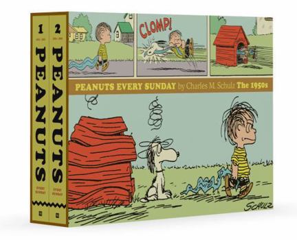 Hardcover Peanuts Every Sunday: The 1950s Gift Box Set Book