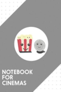 Notebook for cinemas: Dotted Journal with Cinema movie pocorn with faces Design - Cool Gift for a friend or family who loves film presents! | 6x9" | ... College, Tracking, Journaling or as a Diary