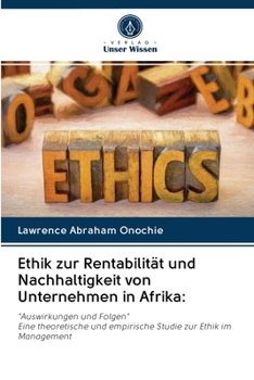 Paperback Ethik zur Rentabilität und Nachhaltigkeit von Unternehmen in Afrika [German] Book