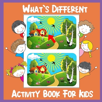 Paperback Whats Different Activity Book Kids: Gift For Kids, Toodlers And Preschools Book