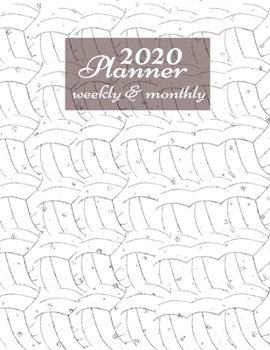 Paperback 2020 Planner Weekly And Monthly: 2020 Daily Weekly And Monthly Planner Calendar January 2020 To December 2020 - 8.5" x 11" Sized - Gift For Beach Voll Book
