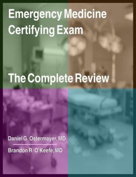 Paperback Emergency Medicine Certifying Exam: The Complete Review Book