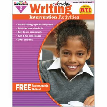 Paperback Everyday Writing Intervention Activities Grade 2 Book Teacher Resource Book