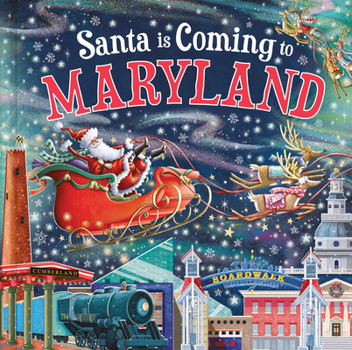 Hardcover Santa Is Coming to Maryland Book