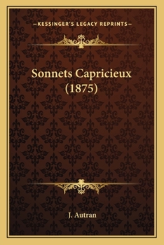 Paperback Sonnets Capricieux (1875) [French] Book