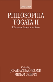 Paperback Philosophia Togata II: Plato and Aristotle at Rome Book