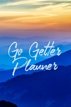 Paperback Go Getter Planner: Undated Daily Planner with Mandala Designs to Color for Stress Relief - 3 Month Planner - Weekly and Monthly Calendars Book