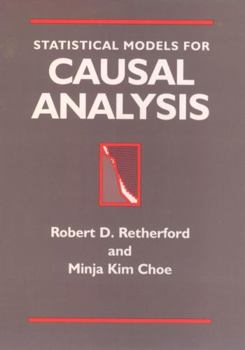 Hardcover Statistical Models for Causal Analysis Book