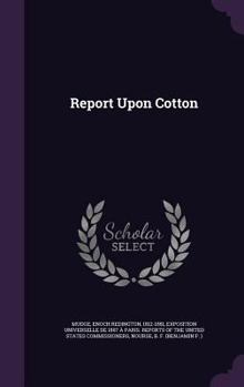 Hardcover Report Upon Cotton Book