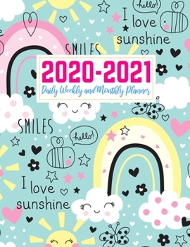 2020-2021 Daily Weekly and Monthly Planner: Cute Two Year Jan 1, 2020 - Dec 31, 2021 Calendar Organizer and Appointment Schedule Agenda Journal for ... - 24 Months Planner - Creative AG 0023