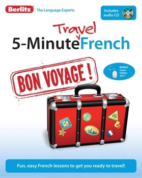 Paperback 5-Minute Travel French [With CD (Audio)] [French] Book