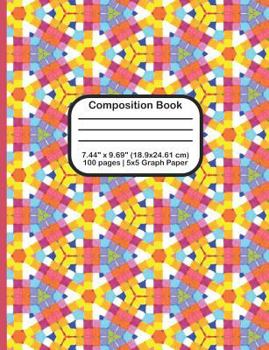 Paperback Composition Book: 5x5 Graph Paper Book