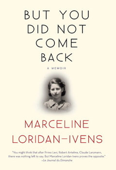 Hardcover But You Did Not Come Back: A Memoir Book