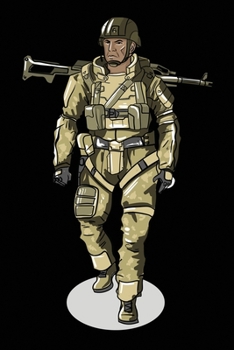 Soldier: 6x9 Ruled Notebook, Journal, Daily Diary, Organizer, Planner