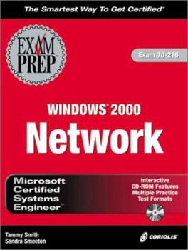 Hardcover MCSE Windows 2000 Network Exam Prep [With CDROM] Book