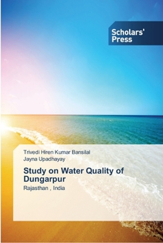 Paperback Study on Water Quality of Dungarpur Book