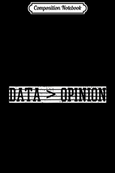 Composition Notebook: Data Science Programmer Analyst Statistic Scientist Journal/Notebook Blank Lined Ruled 6x9 100 Pages