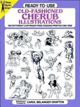 Paperback Ready-To-Use Old-Fashioned Cherub Illustrations Book