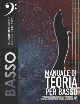 Manuale di Teoria per Basso: Visualizzazione dei concetti teorici: intervalli, accordi, triadi, arpeggi, scale e modi (Italian Edition)