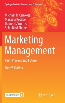 Hardcover Marketing Management: Past, Present and Future Book
