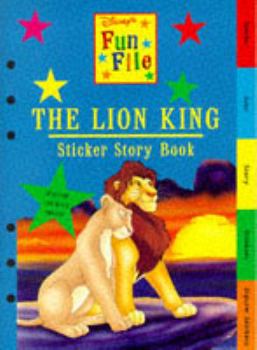 Paperback The Lion King (Disney Sticker Storybooks) Book