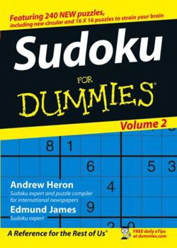 Paperback Sudoku For Dummies, Volume 2 Book
