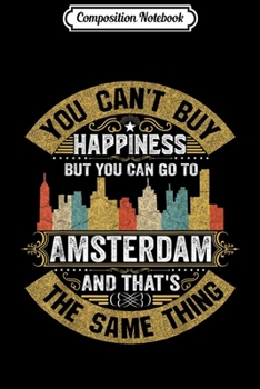 Composition Notebook: Netherlands Amsterdam Dutch Skyline 70s 80s Gifts Journal/Notebook Blank Lined Ruled 6x9 100 Pages