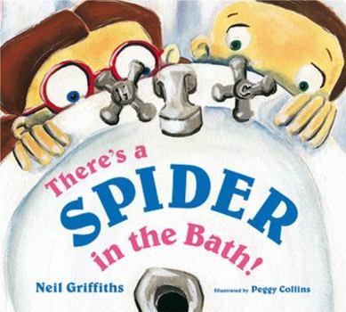 Paperback There's a Spider in the Bath!: A Super Suspense Story, with Giant Pop-Up Spider Book