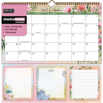 Calendar Country Pleasures 2026 Memomate Spiral Calendar Book