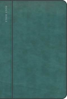 Imitation Leather CSB Large Print Compact Reference Bible, Optimal Type, Digital Study Edition, Teal Leathertouch Book