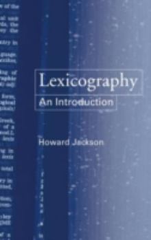 Hardcover Lexicography: An Introduction Book