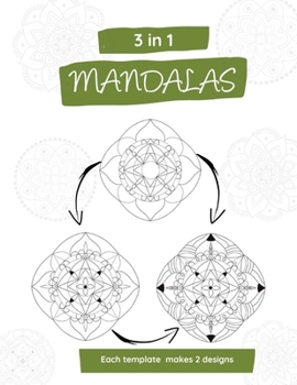 Paperback 3 in 1 Mandalas: 3 in 1 Mandalas Book