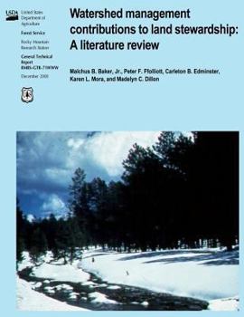 Paperback Watershed Management Contributions to Land Stewardship: A Literature Review Book