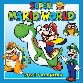 Calendar Super Mario World 2021 Wall Calendar Book