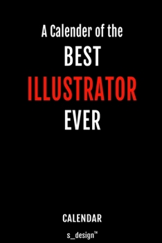 Calendar for Illustrators / Illustrator: Everlasting Calendar / Diary / Journal (365 Days / 3 Days per Page) for notes, journal writing, event planner, quotes & personal memories