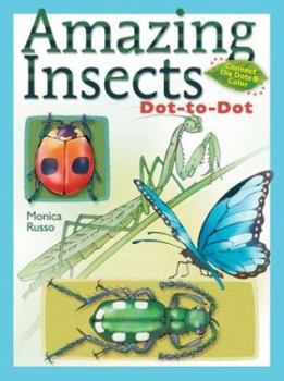 Paperback Amazing Insects Dot-To-Dot Book
