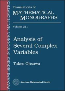 Paperback Analysis of Several Complex Variables Book