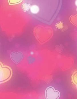 Paperback Hearts Notebook Large Size 8.5 x 11 Ruled 150 Pages Book