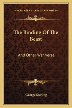 Paperback The Binding Of The Beast: And Other War Verse Book